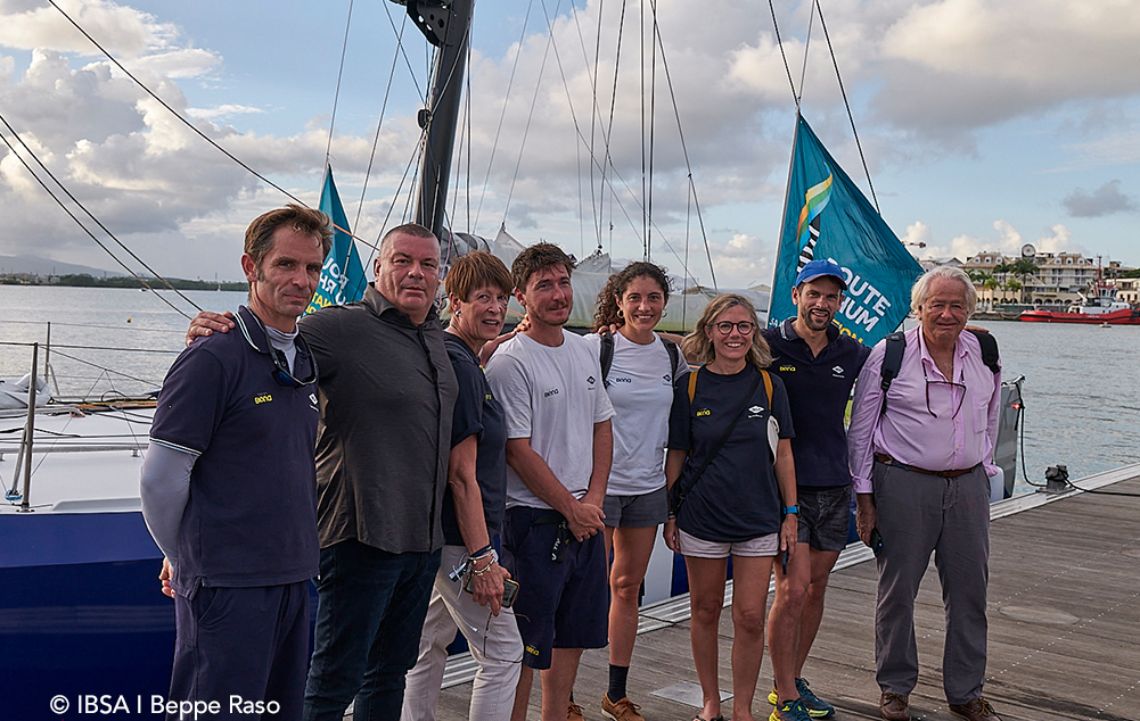 Alberto Bona e il team di IBSA