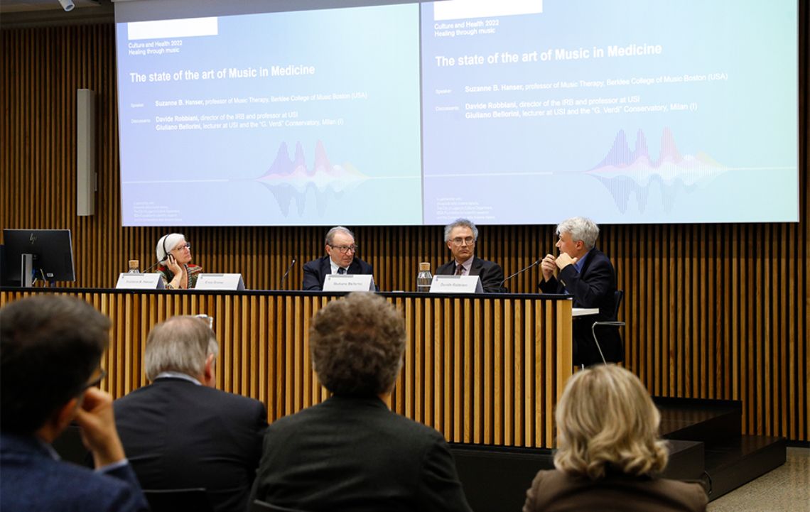 Lezione 1: discussione tra Susanne Hanser, Enzo Grossi, Giuliano Bellorini e Davide Robbiani