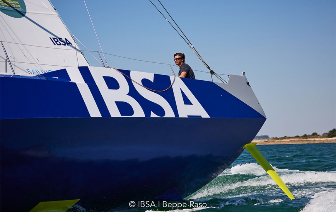 Alberto Bona on the IBSA Class40   