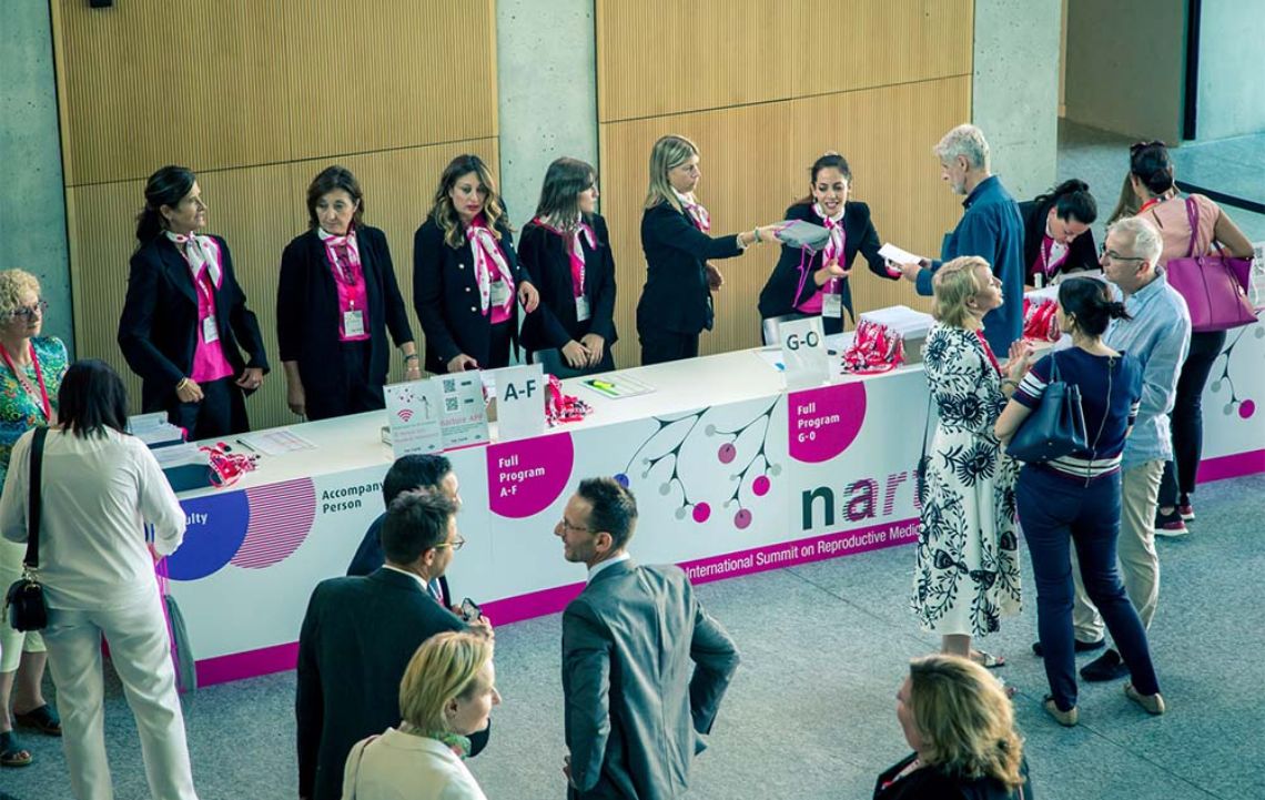 Registration desk Narture Summit