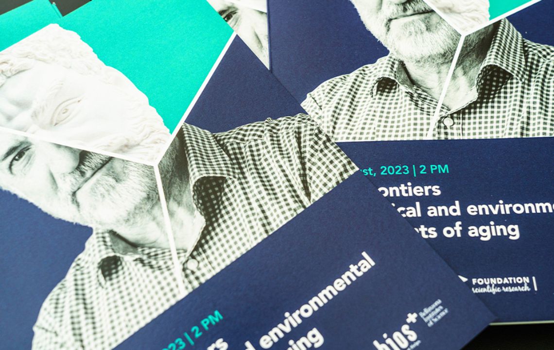 Programmi di sala per il forum “New Frontiers in biological and environmental determinats of aging” alla sede Bios+ di Bellinzona