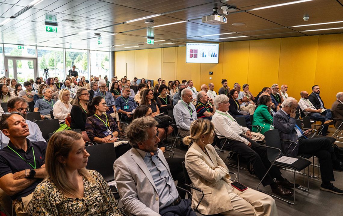 The audience in the Bios+ hall in Bellinzona on August 31